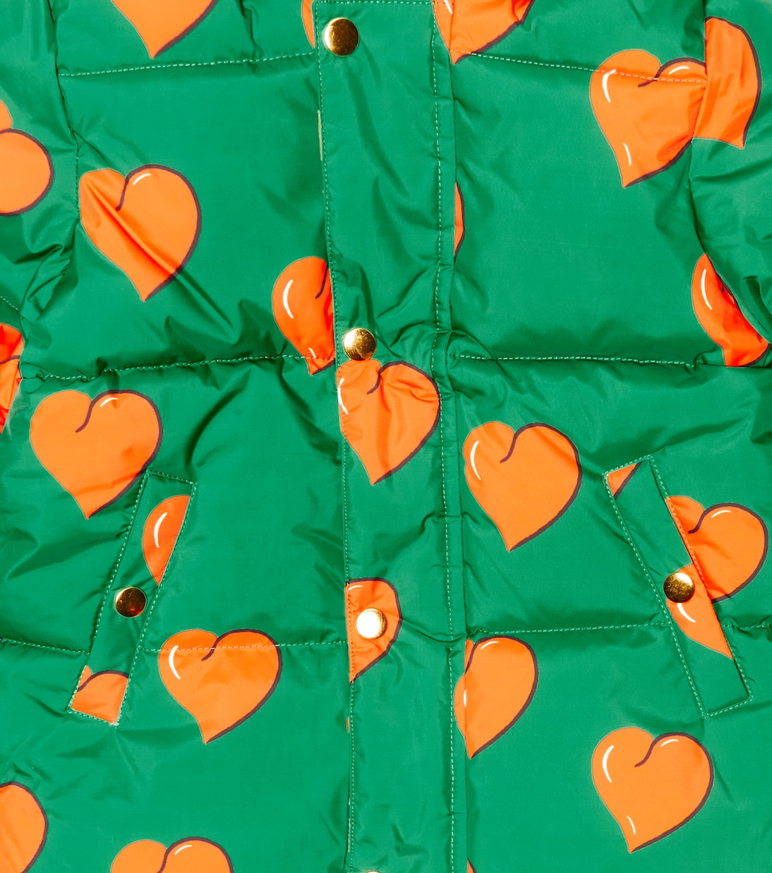 Wattierte Steppjacke Hearts | Mini Rodini