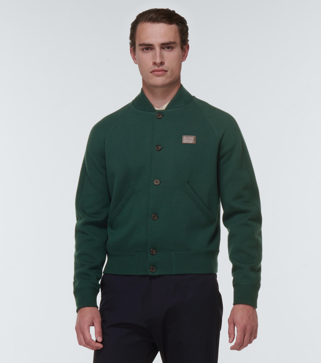 Scritto wool-blend varsity jacket | Berluti
