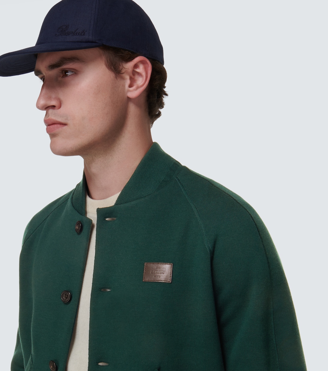 Scritto wool-blend varsity jacket | Berluti