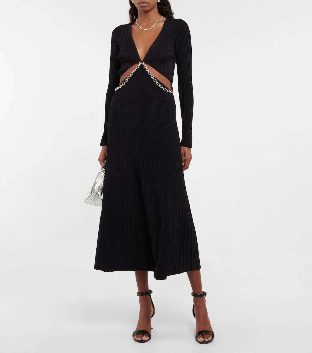 Kathryn ribbed-knit midi dress | Simkhai