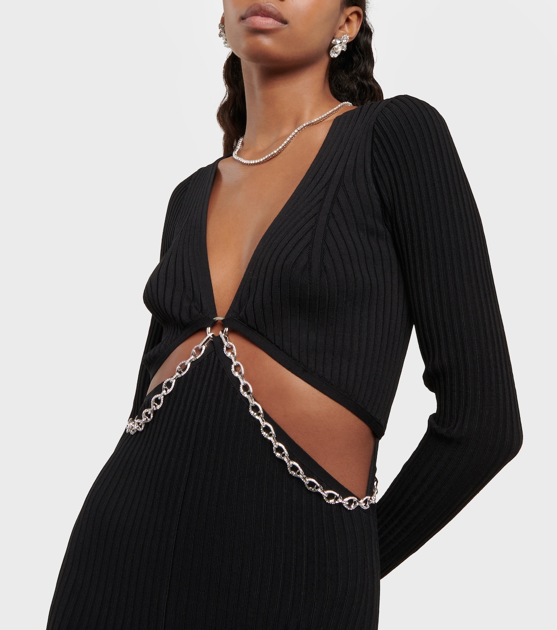 Kathryn ribbed-knit midi dress | Simkhai