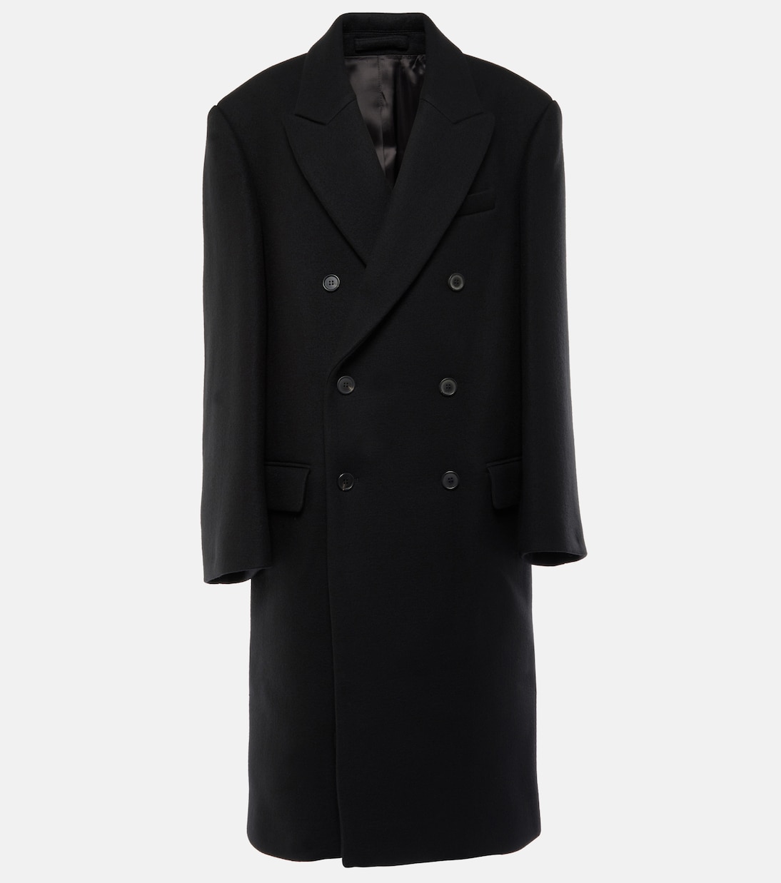 Double-breasted wool coat | Wardrobe.NYC