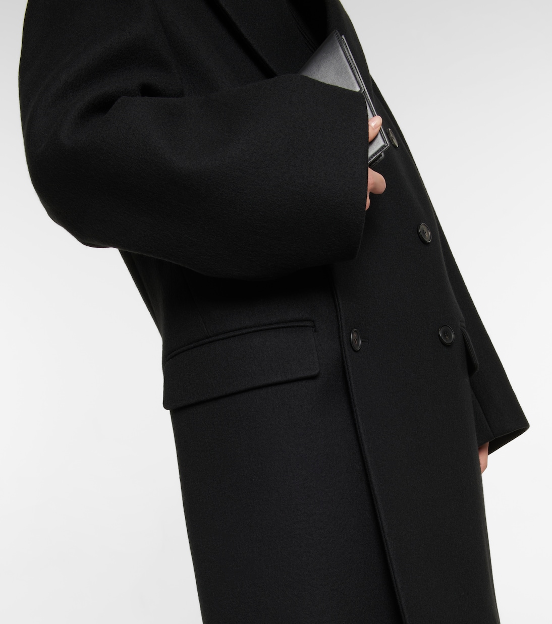 Double-breasted wool coat | Wardrobe.NYC