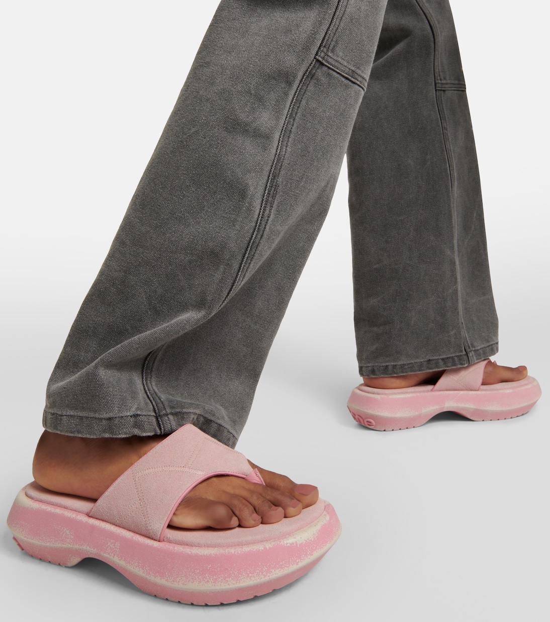 Plateausandalen aus Leder | Acne Studios