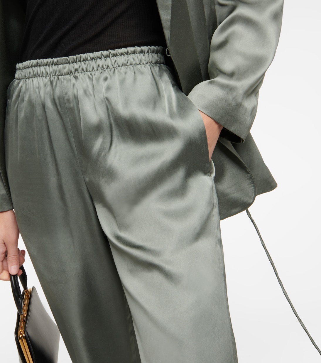 Pantaloni a gamba larga e vita alta | Vince