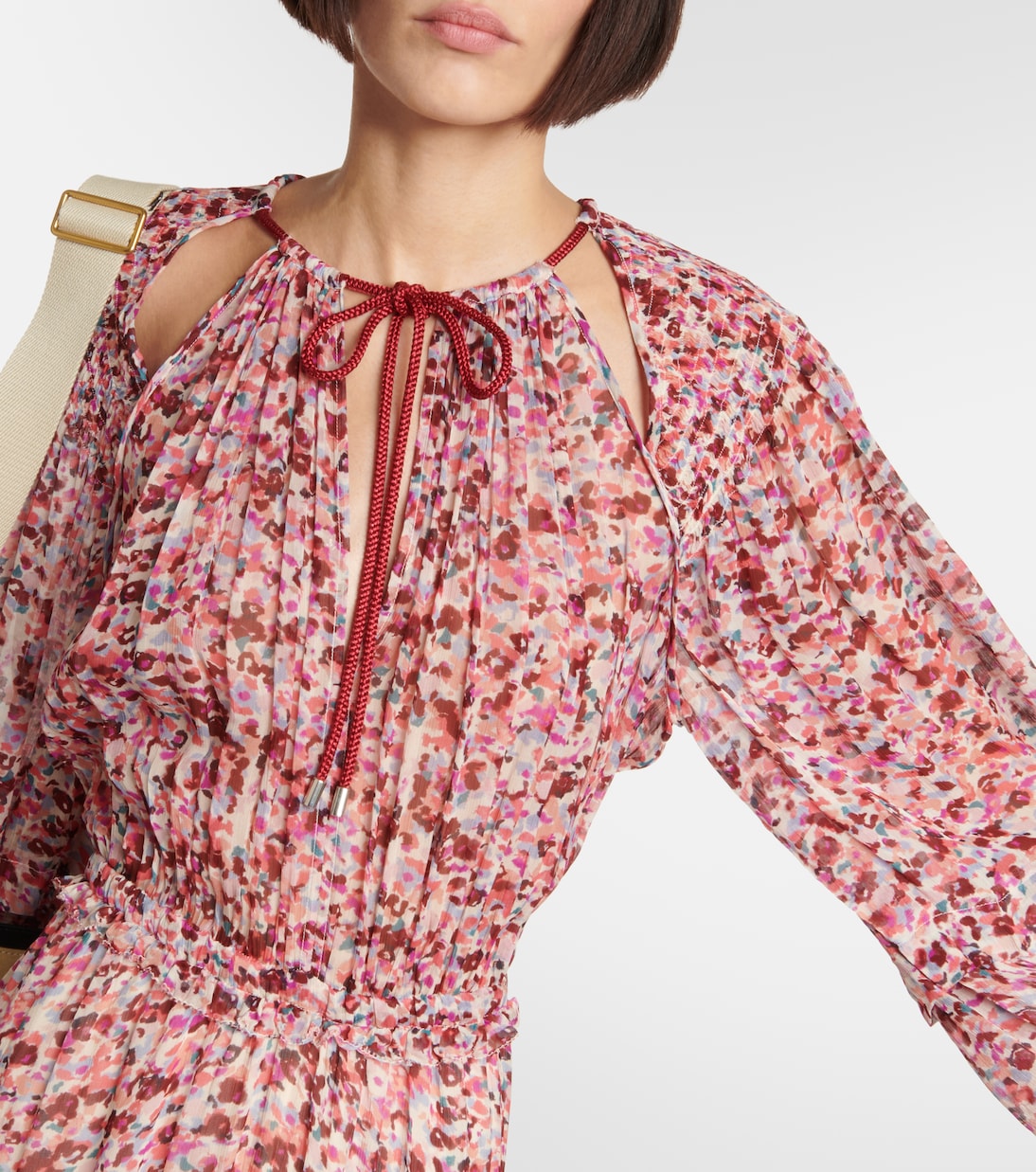 Fratelia printed georgette midi dress | Marant Etoile