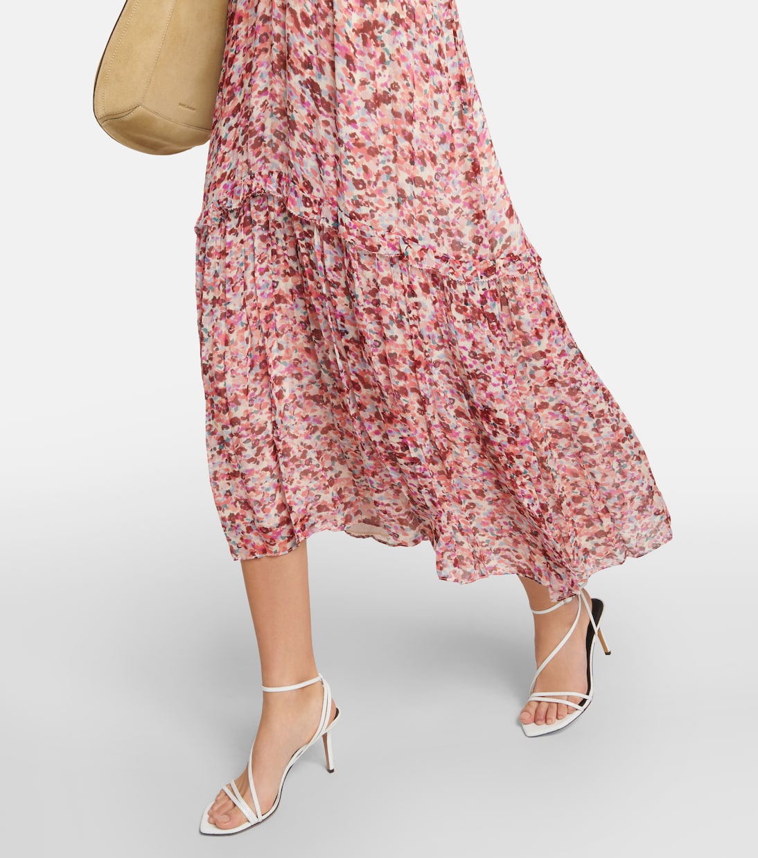 Fratelia printed georgette midi dress | Marant Etoile