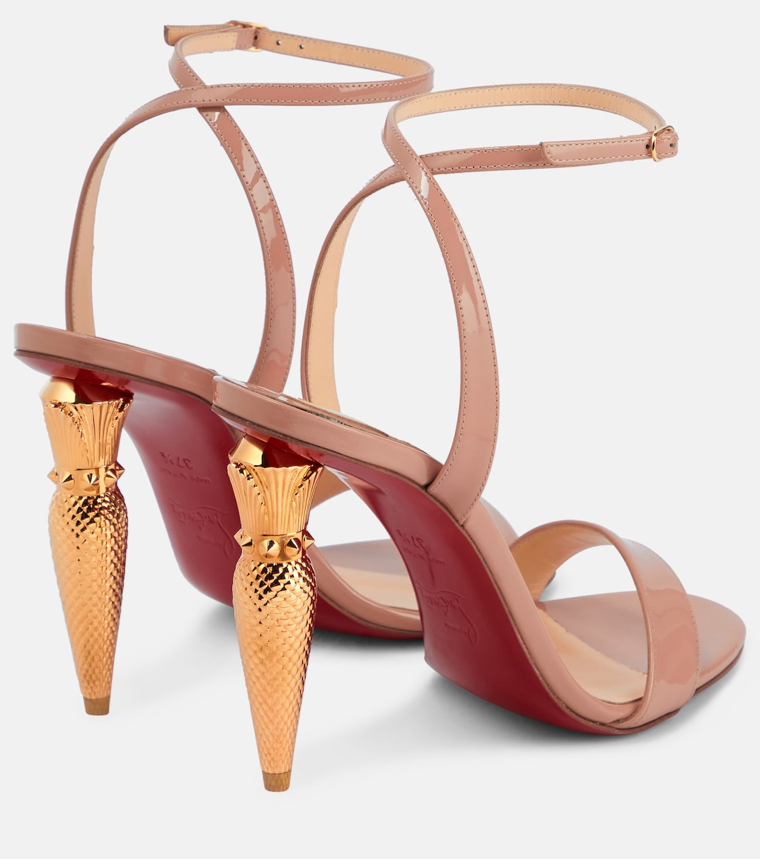 Lipqueen patent leather sandals | Christian Louboutin