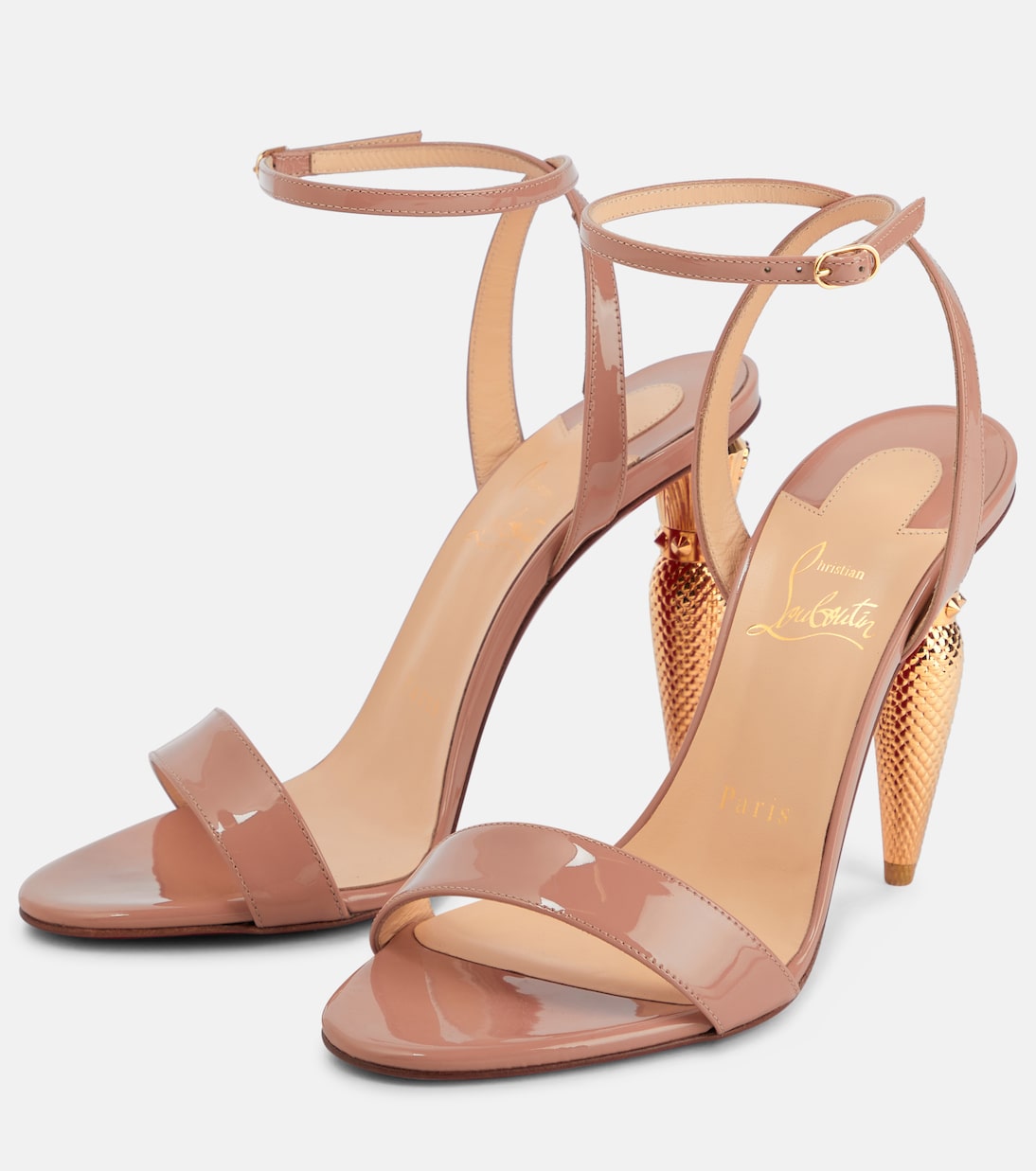 Lipqueen patent leather sandals | Christian Louboutin
