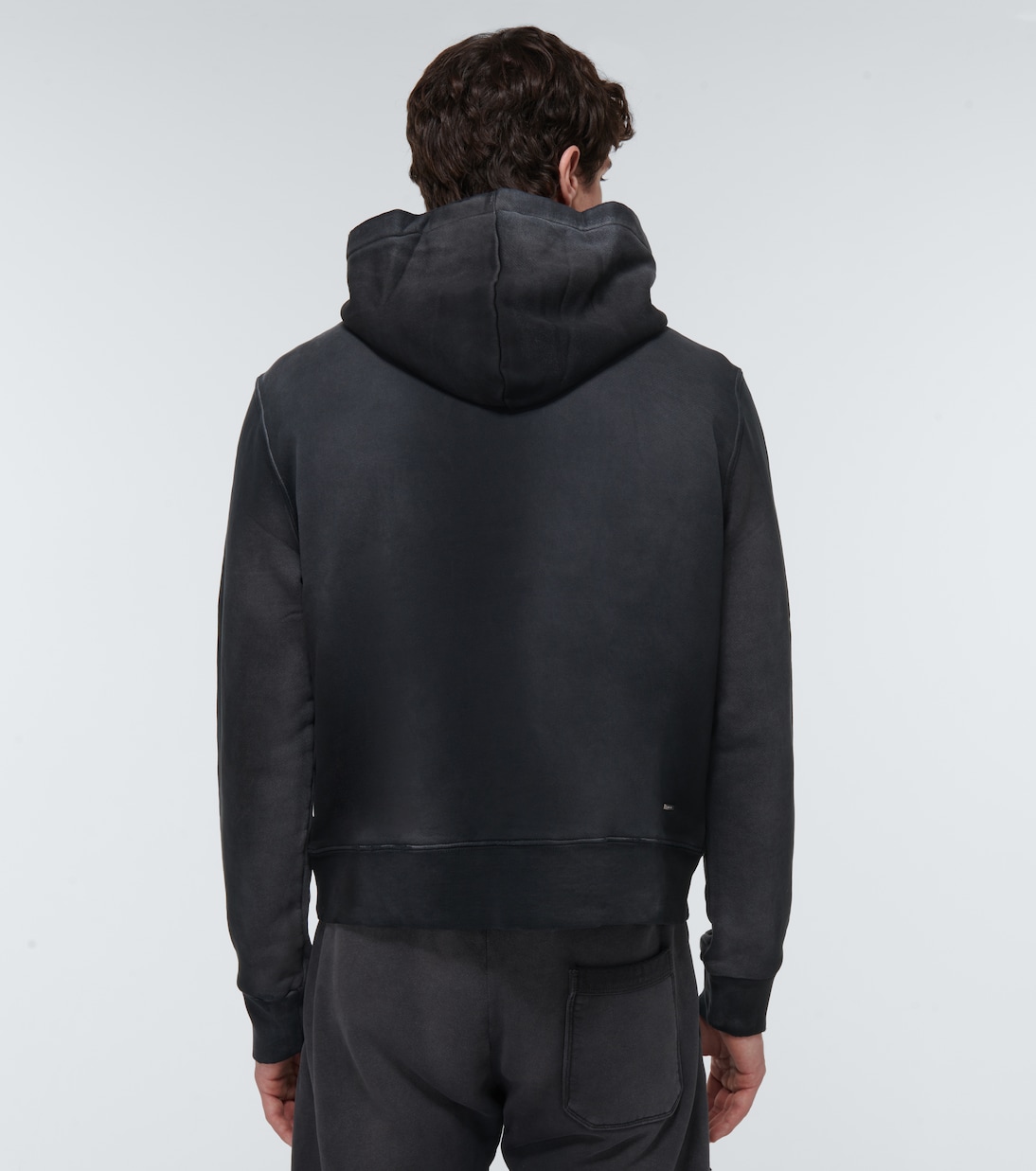 Felpa in cotone con cappuccio e logo | Amiri