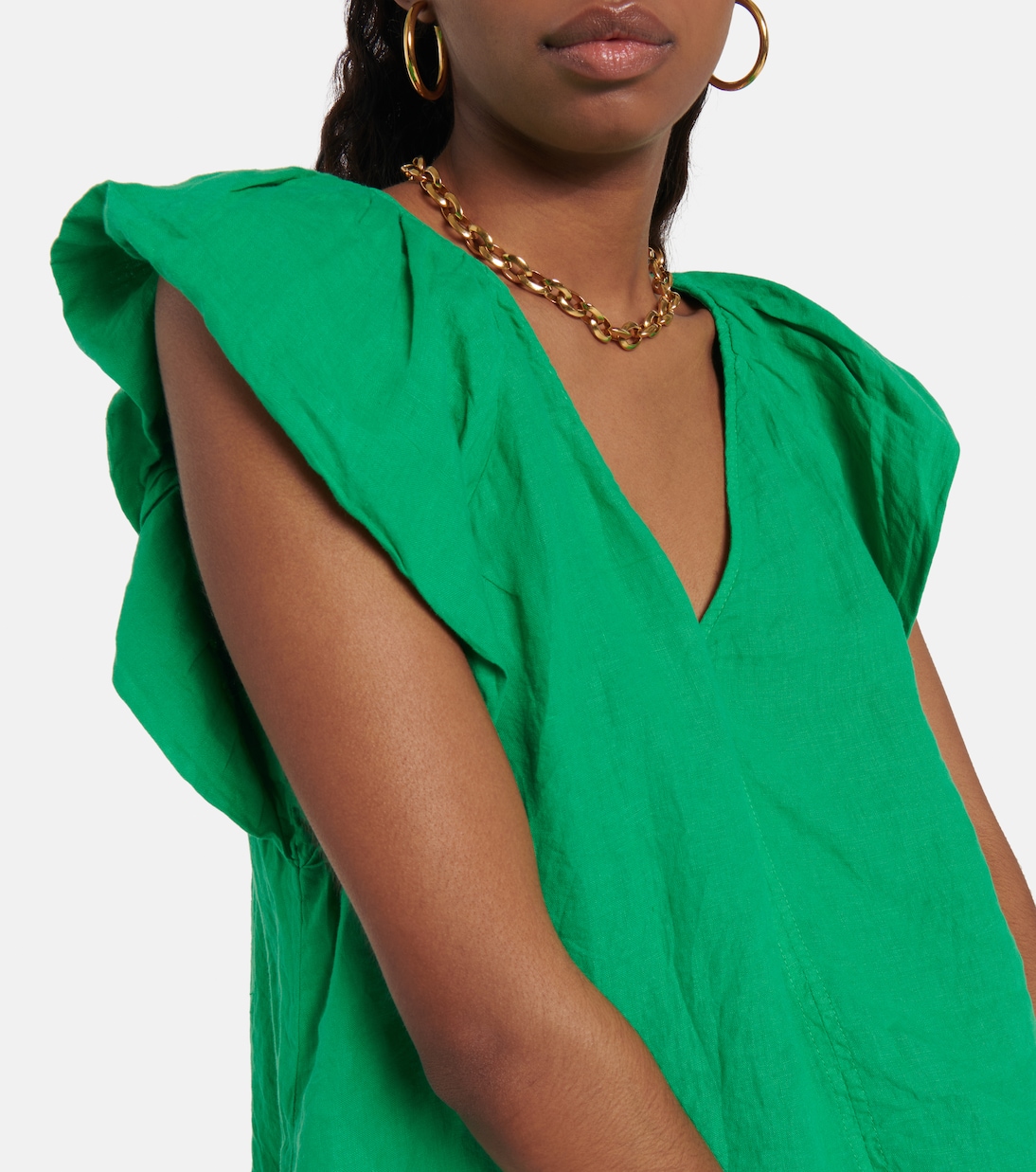 Ava linen top | Velvet