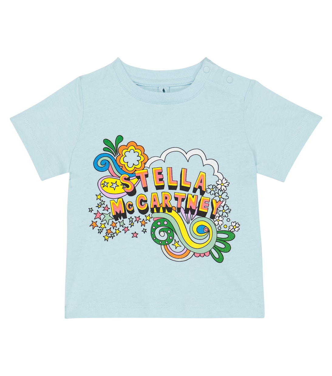 Bébé – T-shirt imprimé en coton à logo | Stella McCartney Kids