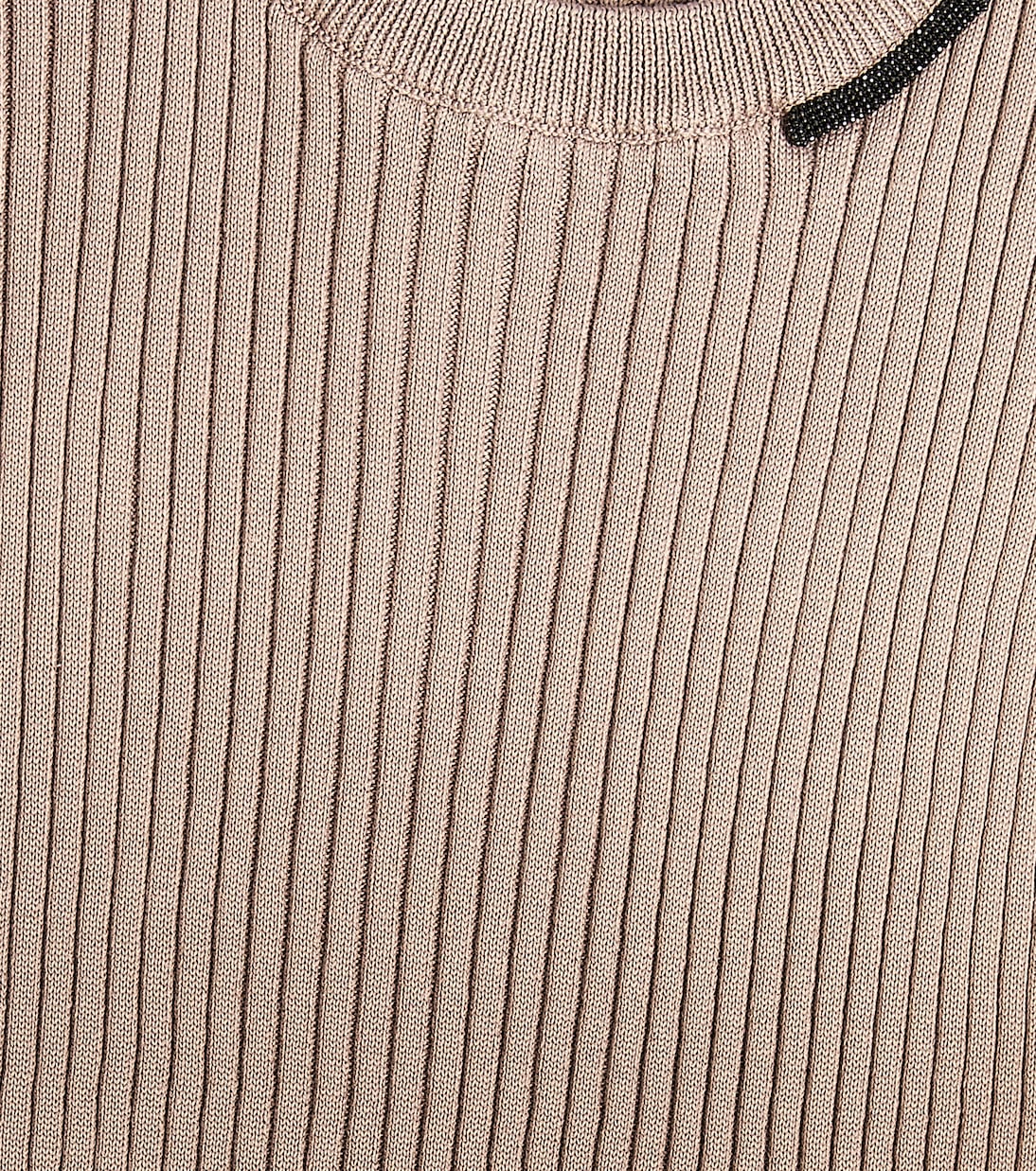Jersey en punto acanalado de algodón | Brunello Cucinelli Kids