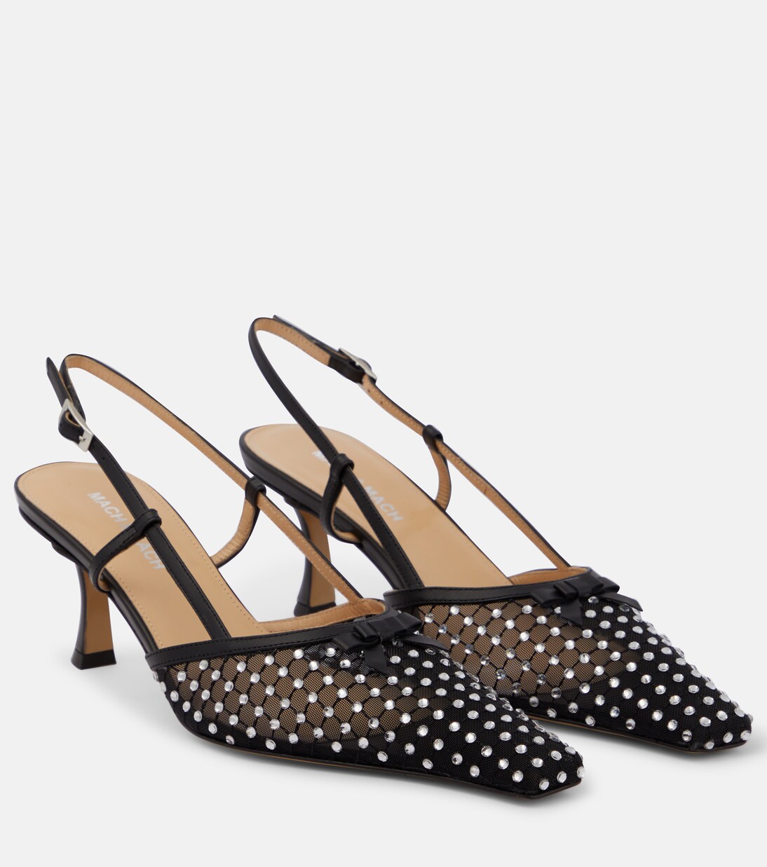Verzierte Slingback-Pumps | Mach & Mach