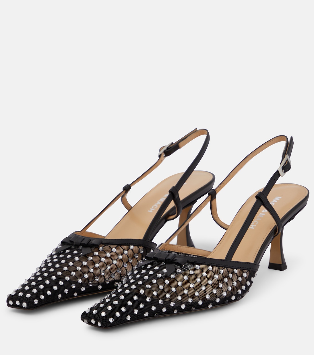 Verzierte Slingback-Pumps | Mach & Mach