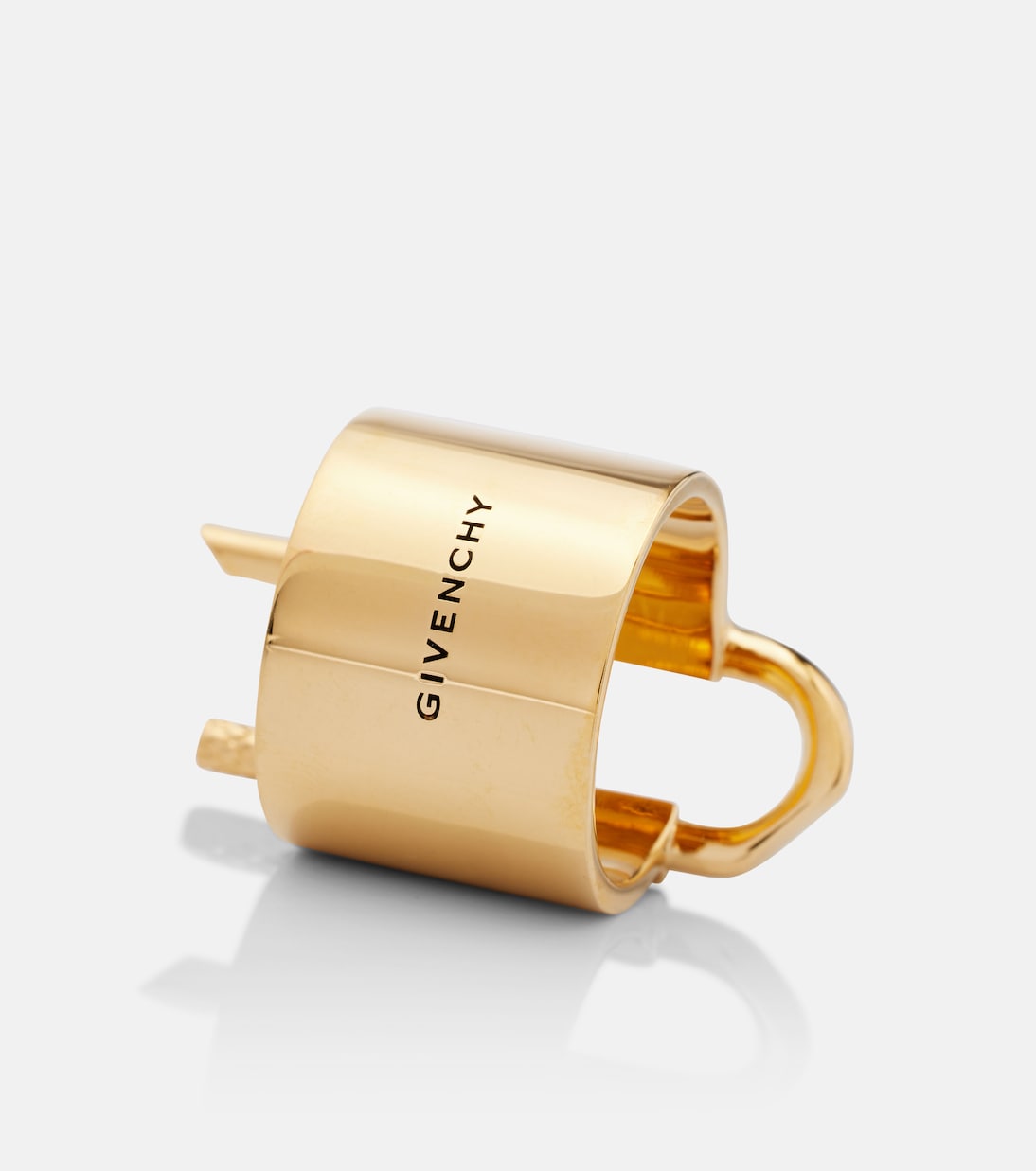Anello U Lock placcato in oro | Givenchy