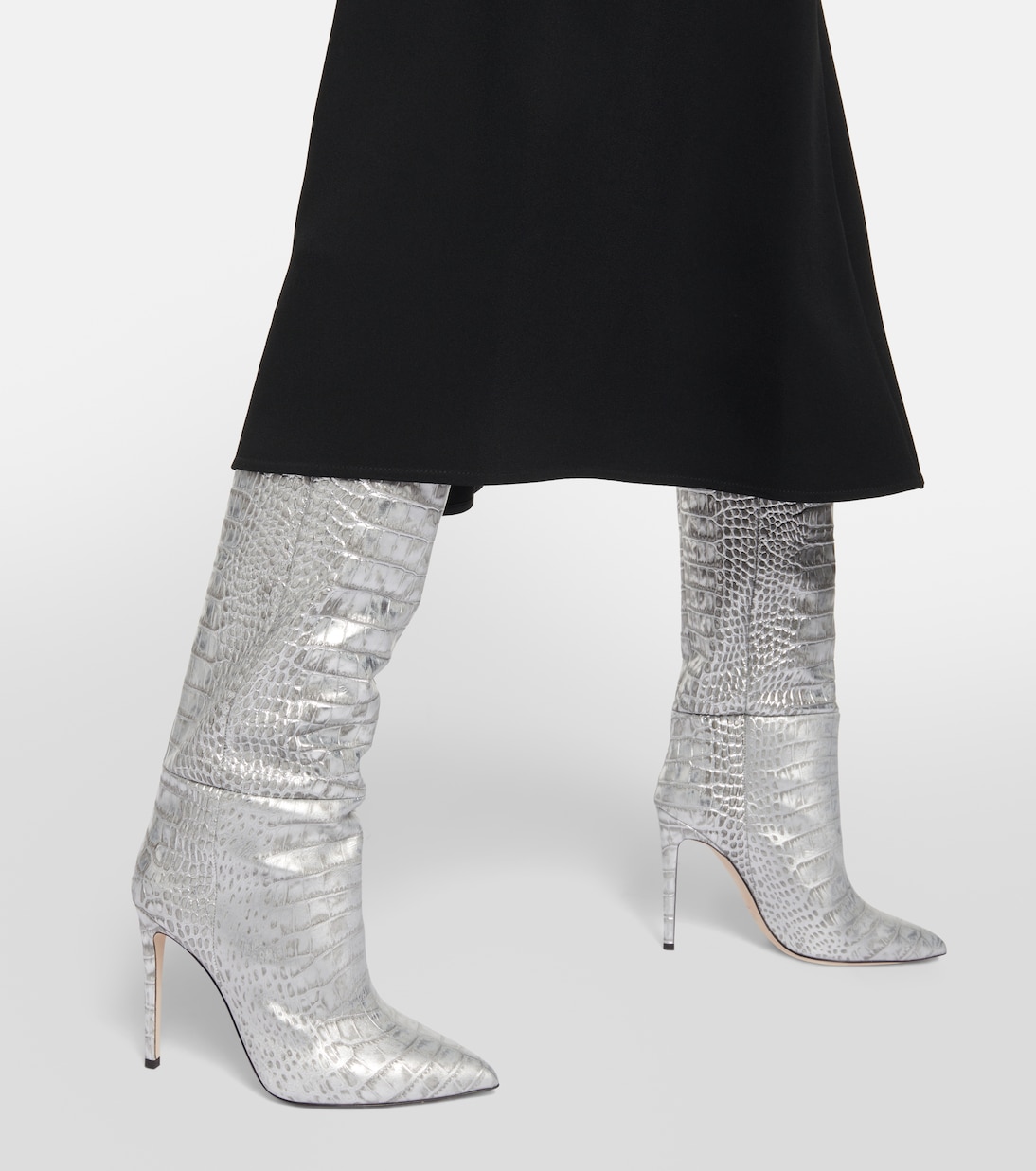 Stivale Stiletto in pelle stampata | Paris Texas