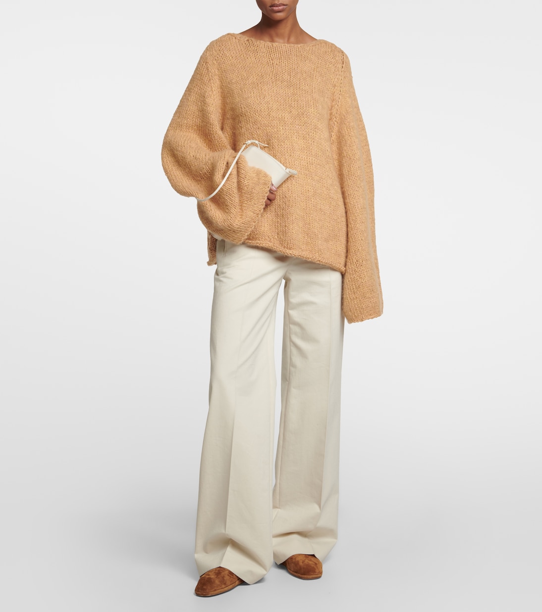 Slippers Franco aus Veloursleder | The Row