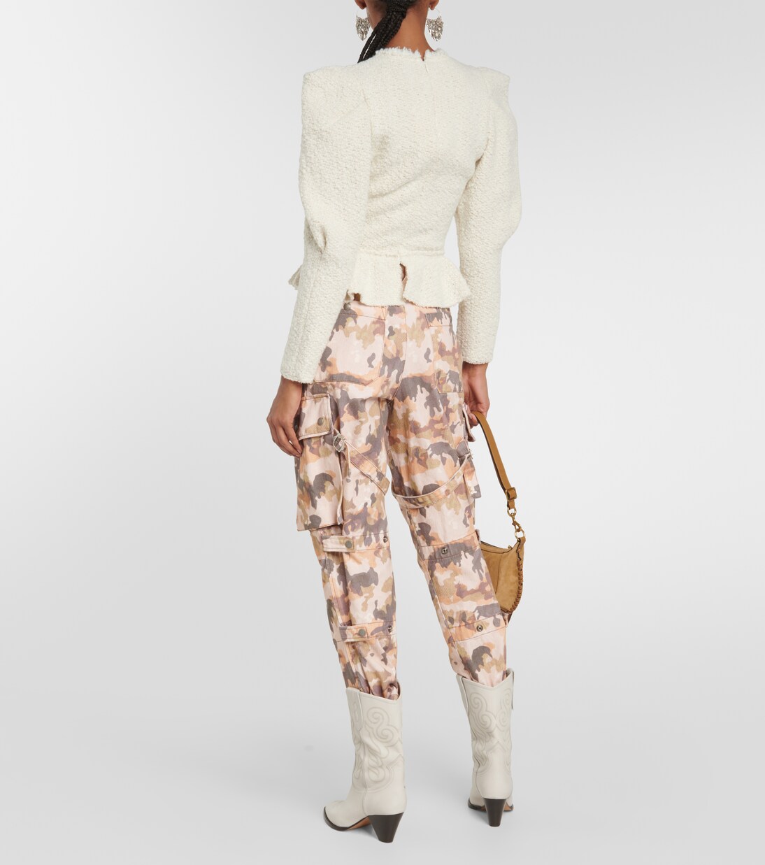Giamili bouclé peplum top | Isabel Marant