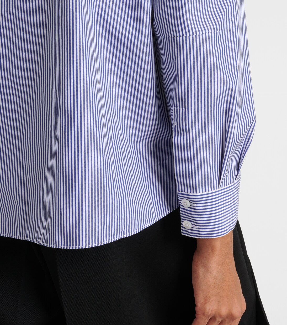 Chemise Sadie rayée en coton | The Row