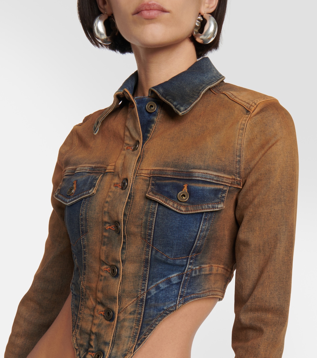 Veste Harley en jean | KNWLS