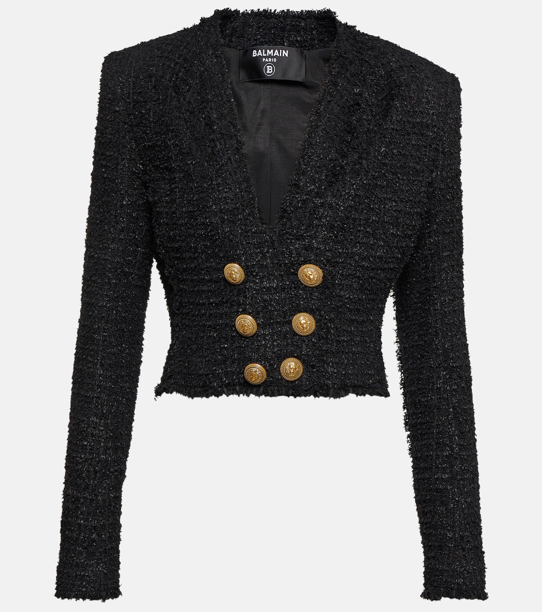 Giacca in tweed con decorazione | Balmain