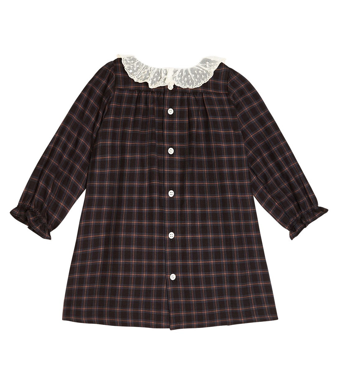 Baby Magnolia checked cotton dress | Bonpoint