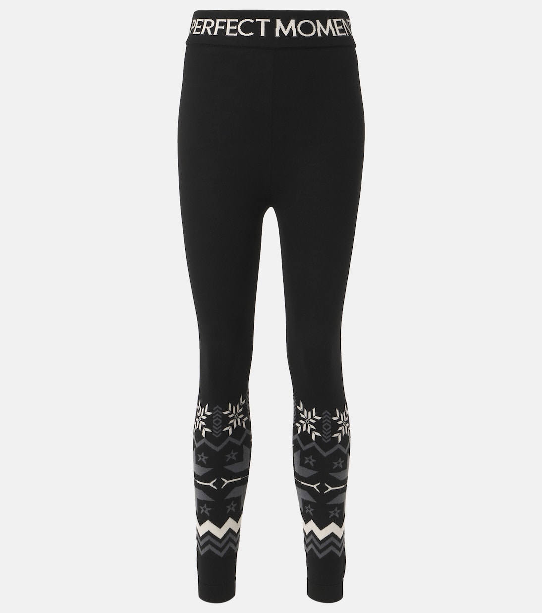 Nordic intarsia wool leggings | Perfect Moment