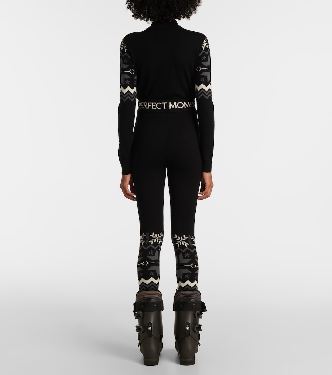 Nordic intarsia wool leggings | Perfect Moment