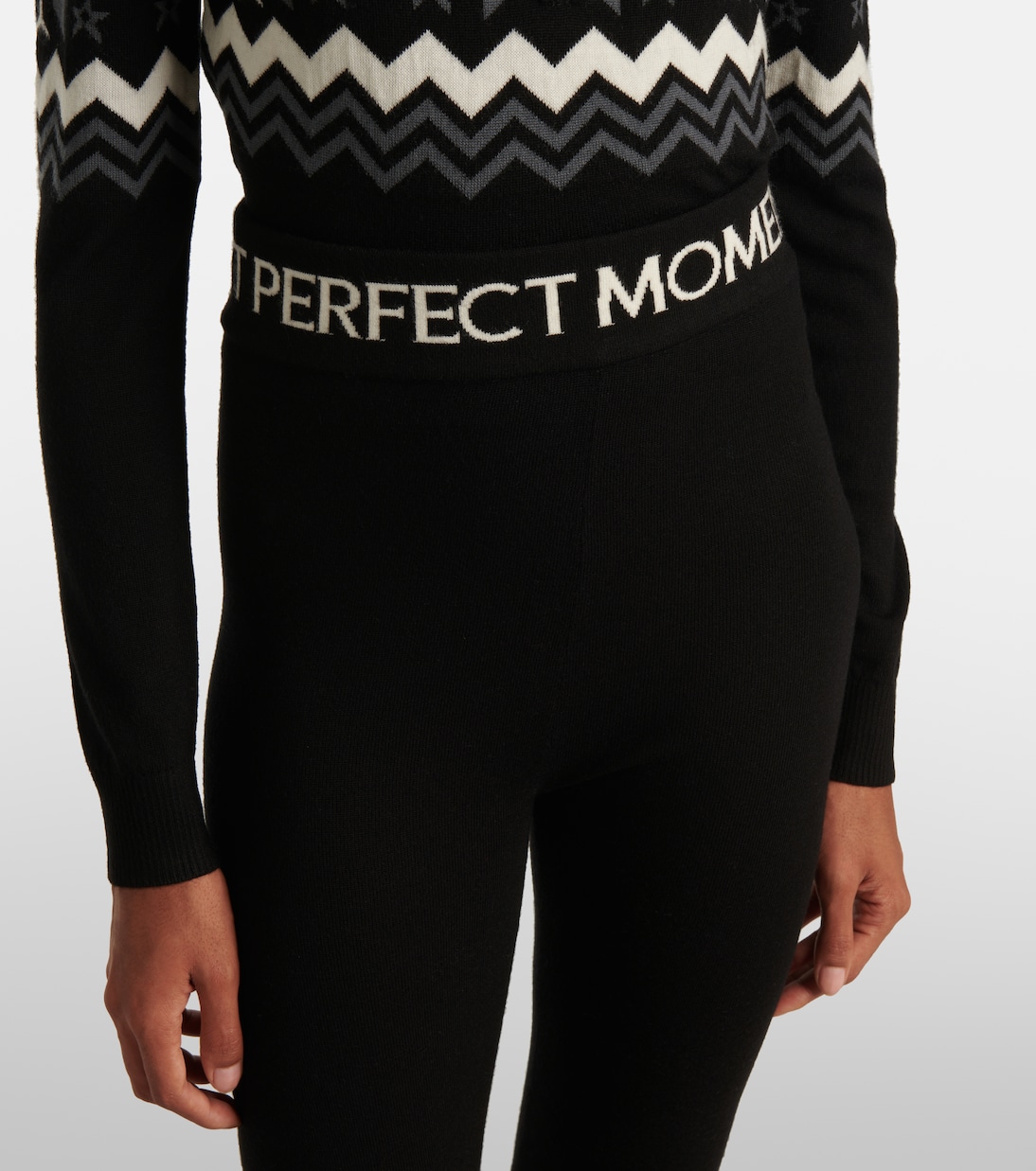 Nordic intarsia wool leggings | Perfect Moment