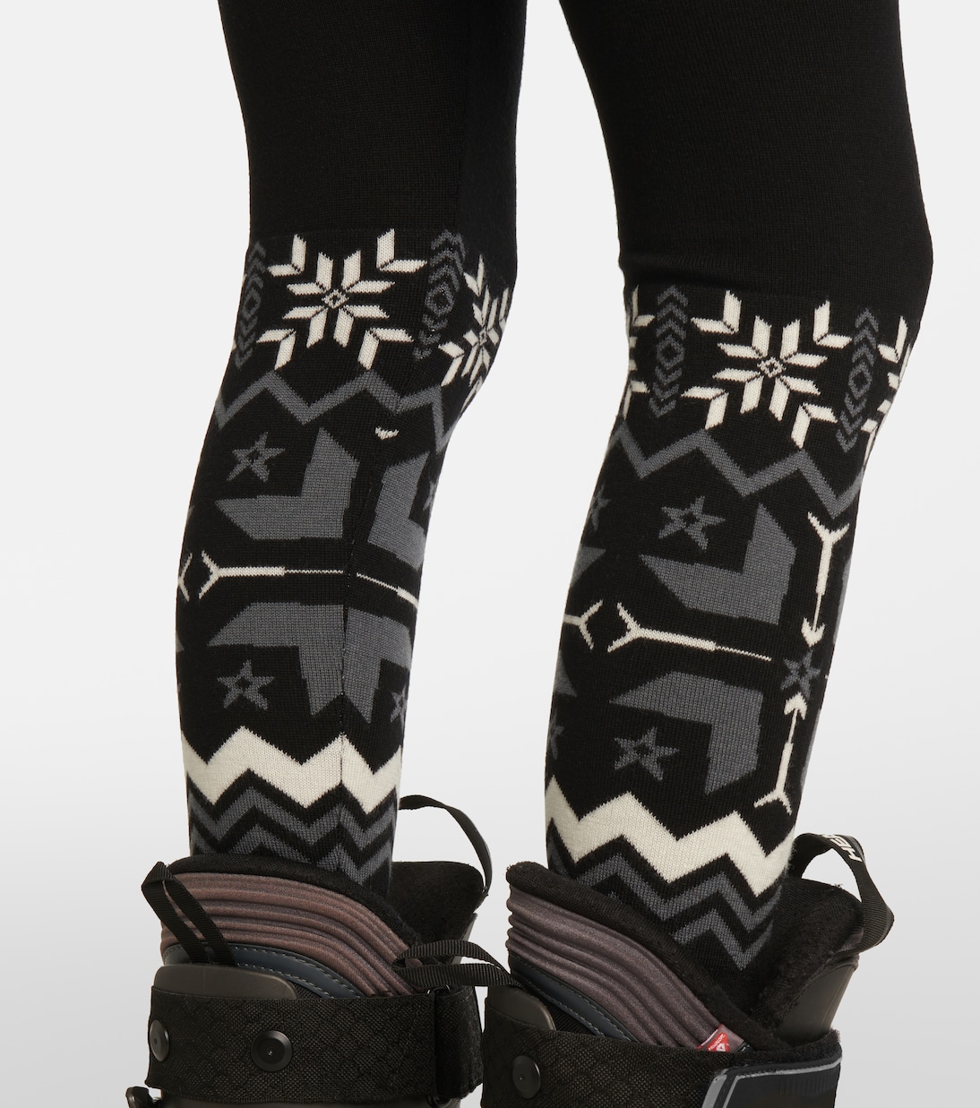 Nordic intarsia wool leggings | Perfect Moment