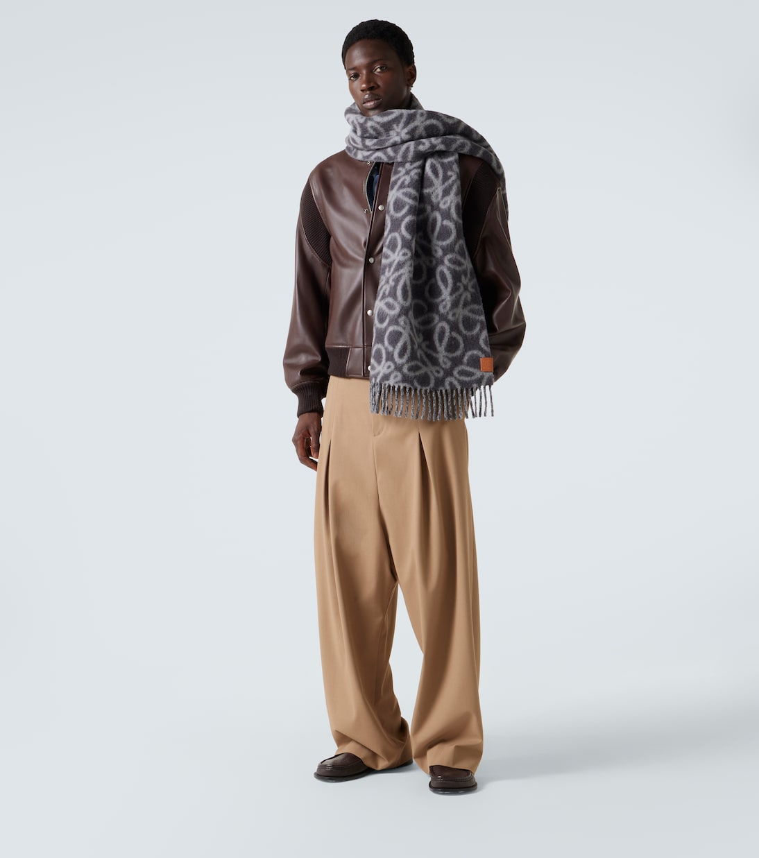 Écharpe Anagram en laine mélangée | Loewe