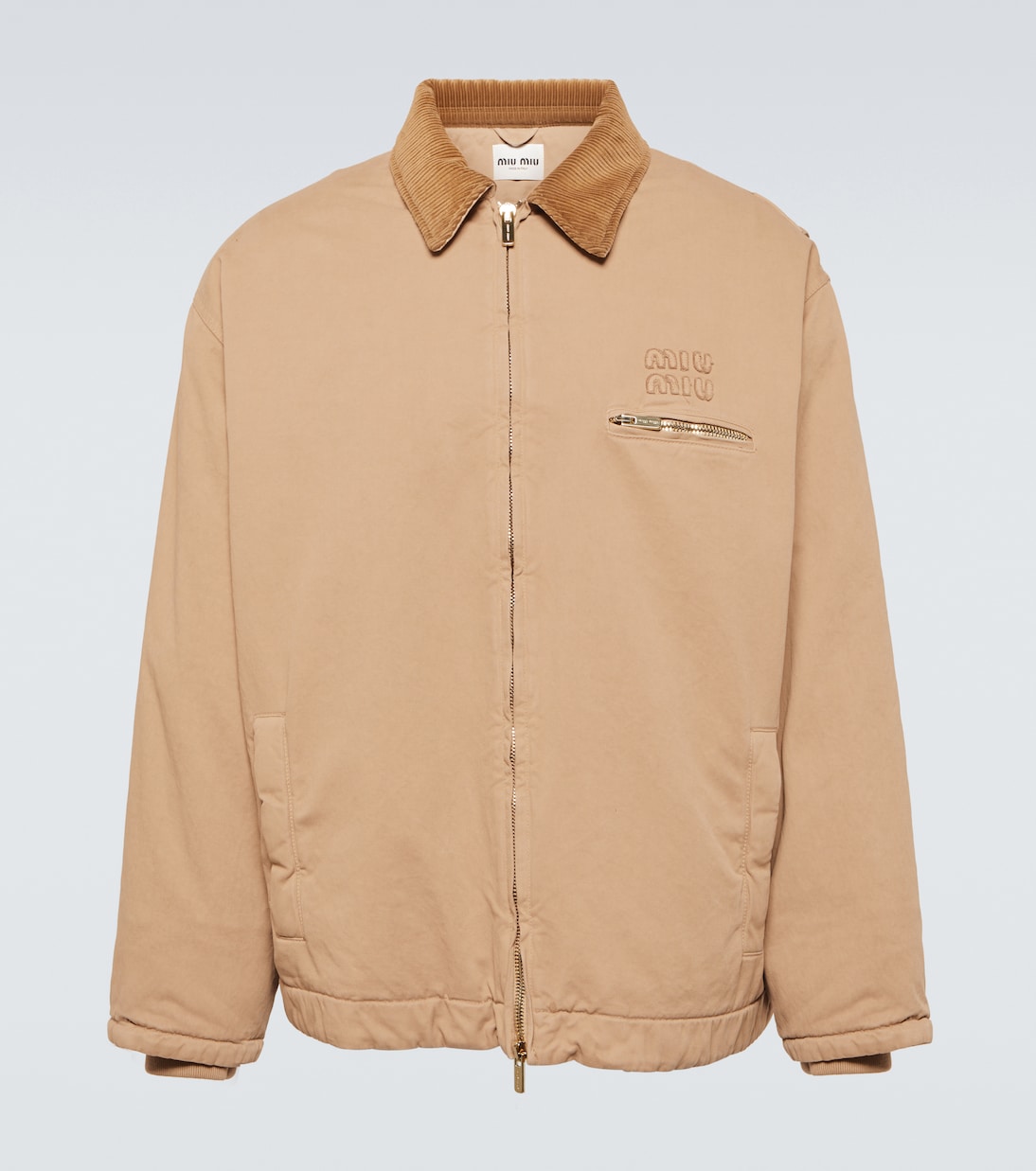 Blouson aus Baumwoll-Gabardine | Miu Miu