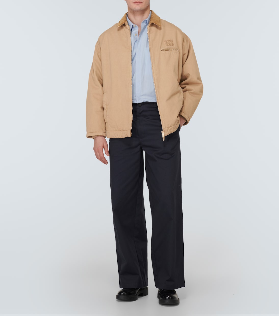 Blouson aus Baumwoll-Gabardine | Miu Miu