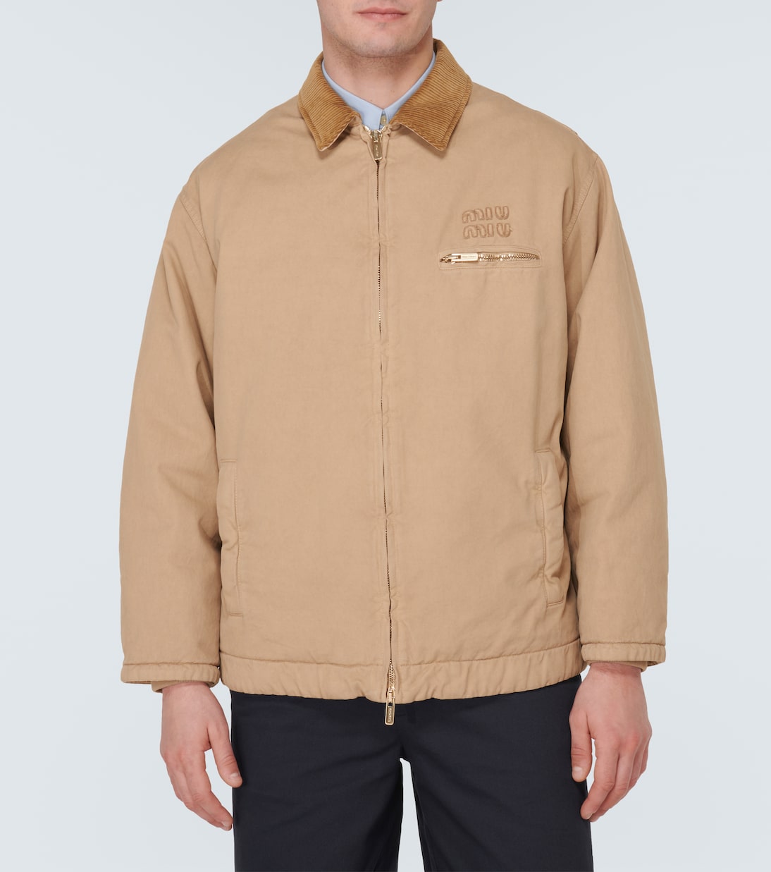 Blouson aus Baumwoll-Gabardine | Miu Miu