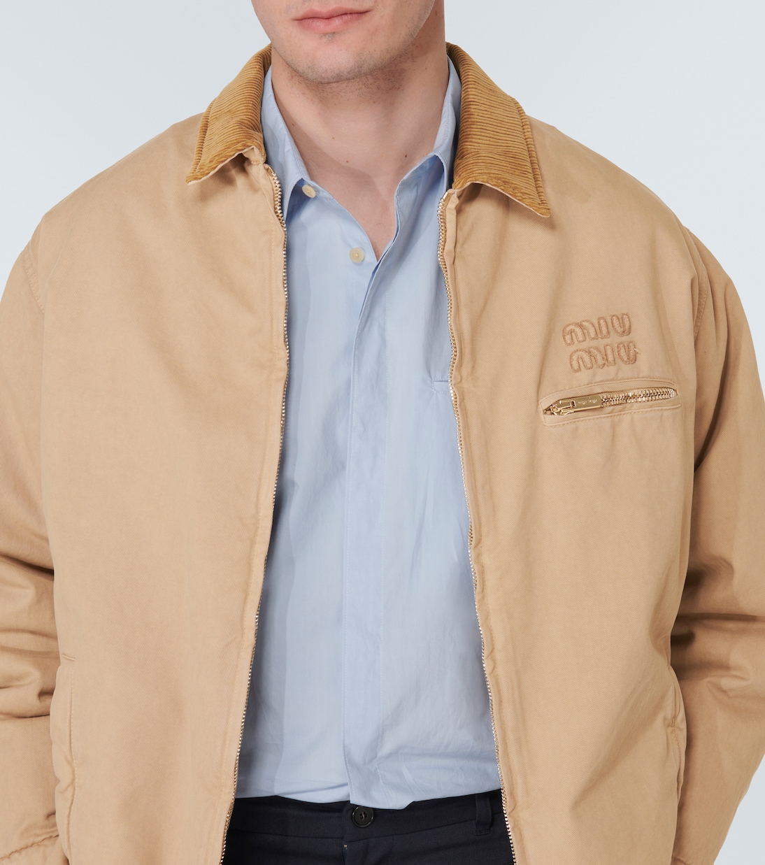 Blouson aus Baumwoll-Gabardine | Miu Miu