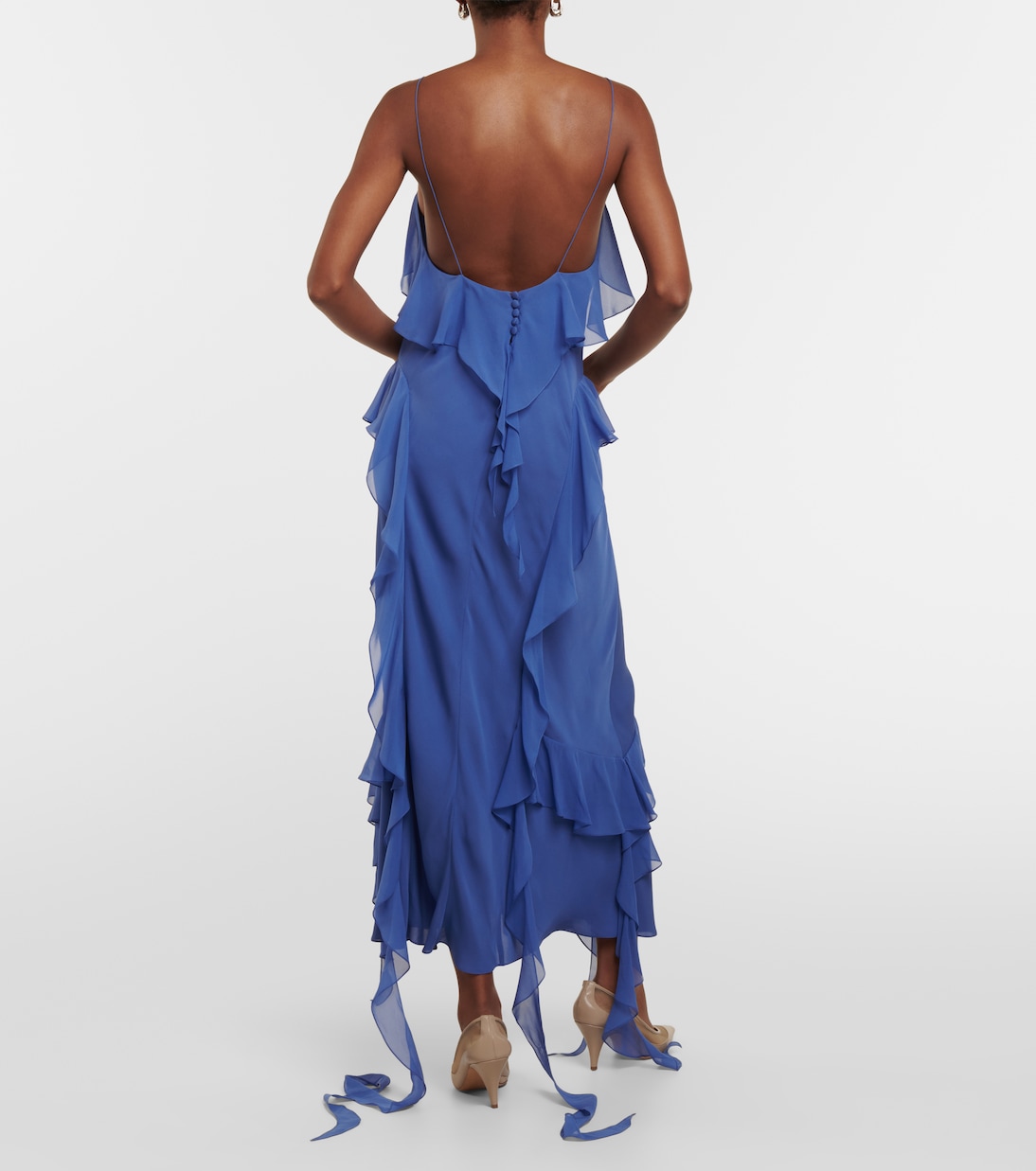 Abito sottoveste Pim in georgette | Khaite
