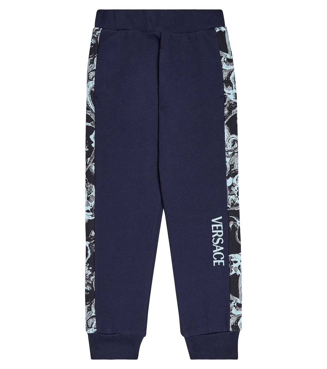Barocco Stencil cotton jersey sweatpants | Versace Kids