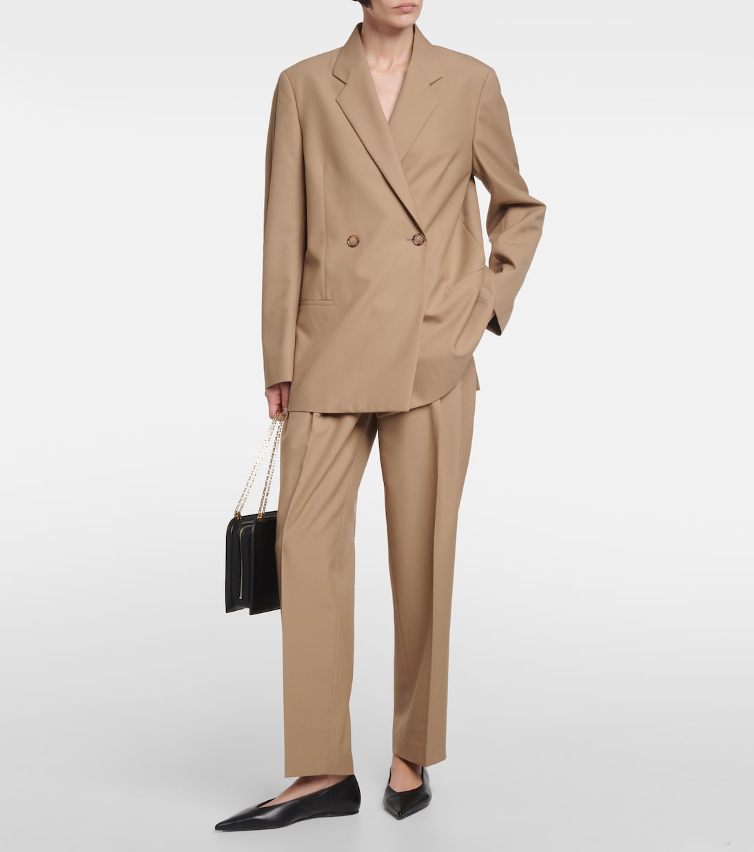 Oversized double-breasted blazer | Toteme