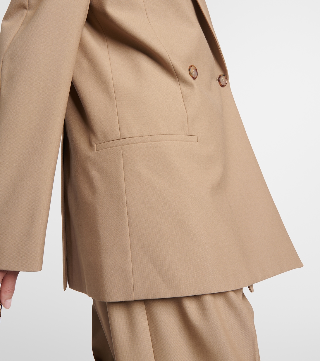 Oversized double-breasted blazer | Toteme