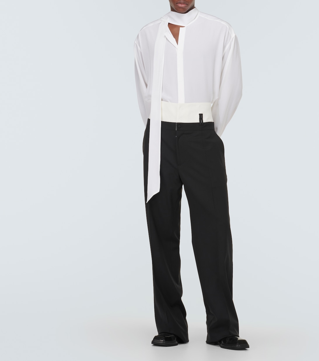 Gerade Hose aus Twill | Dolce&Gabbana