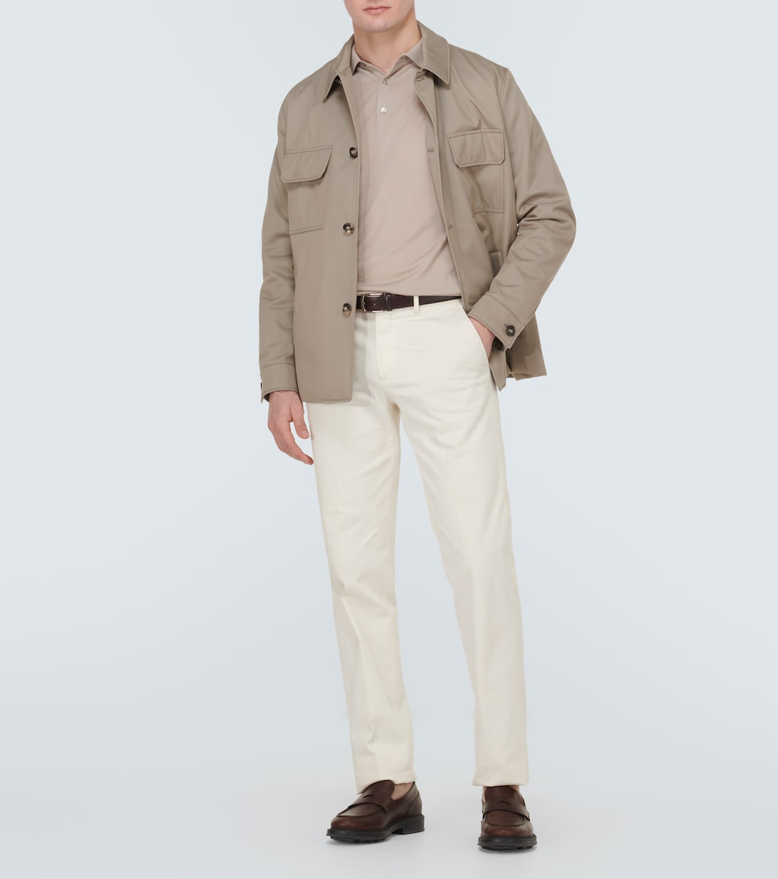 Virgin wool polo sweater | Loro Piana