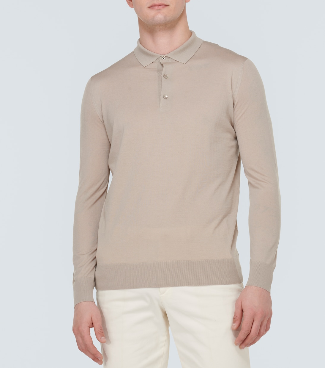 Virgin wool polo sweater | Loro Piana