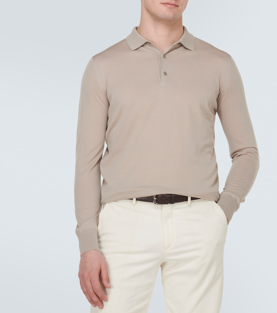 Virgin wool polo sweater | Loro Piana