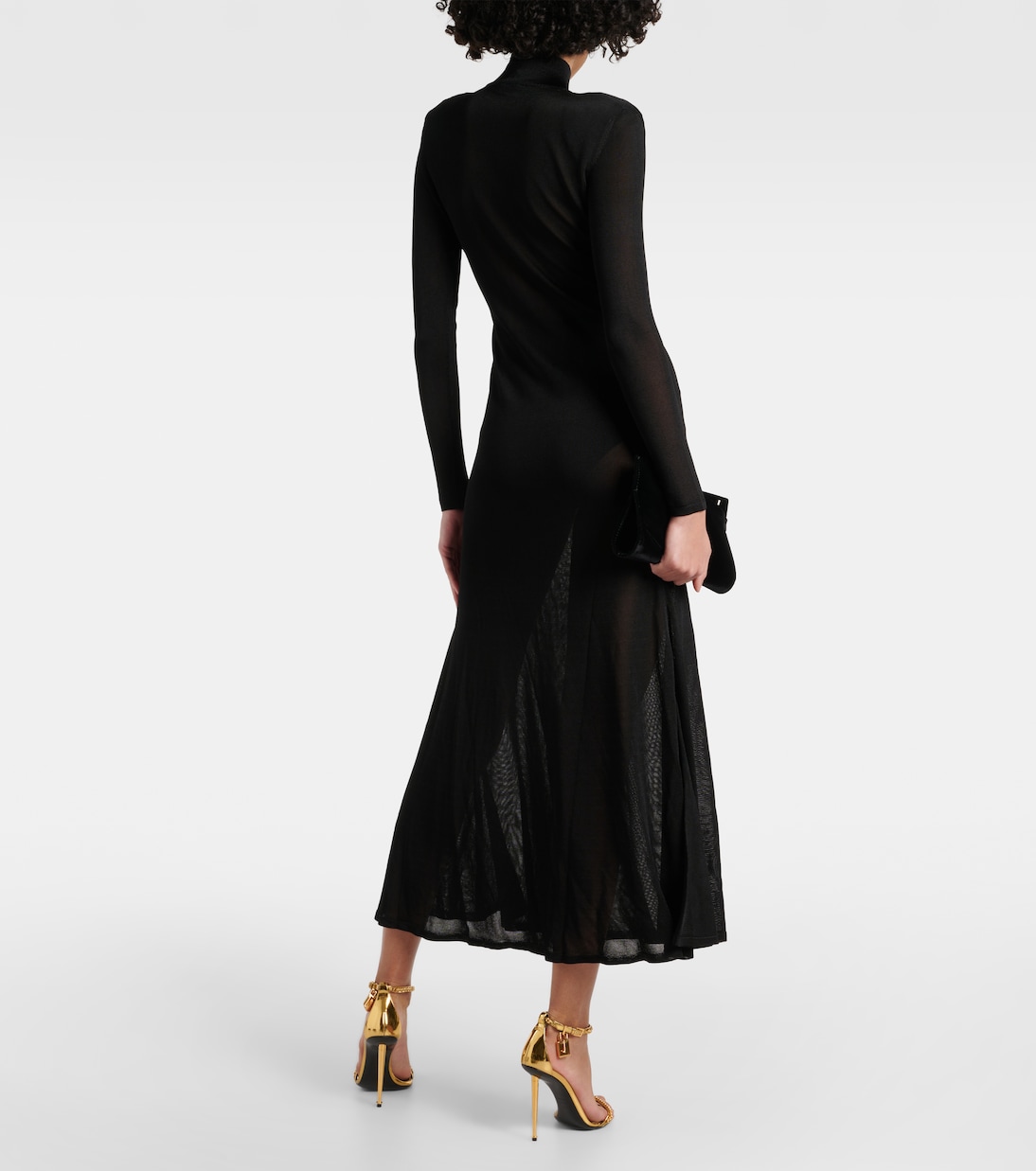 Robe longue à col roulé | Tom Ford
