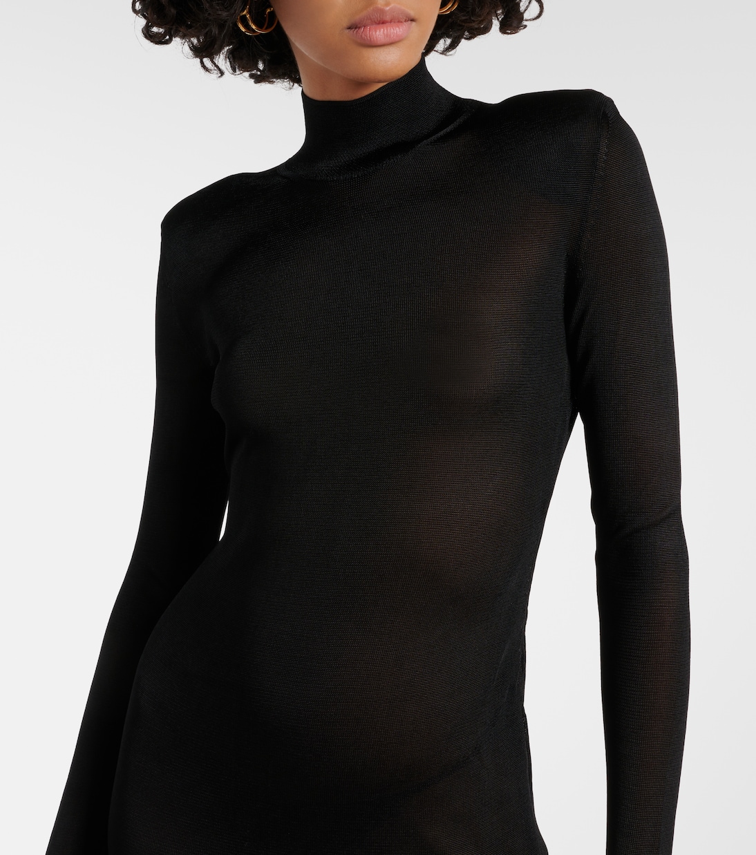 Robe longue à col roulé | Tom Ford