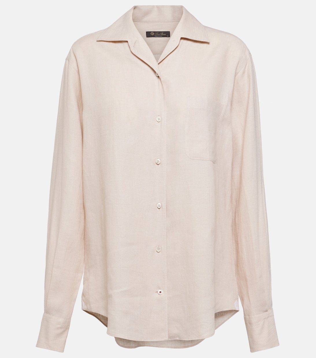 Camisa Lino Neo André de Loro Piana para Jóvenes Modernos