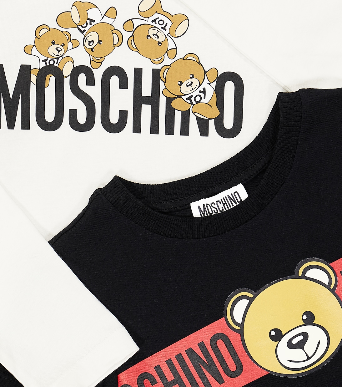 코튼 저지 티셔츠 2세트 | Moschino Kids
