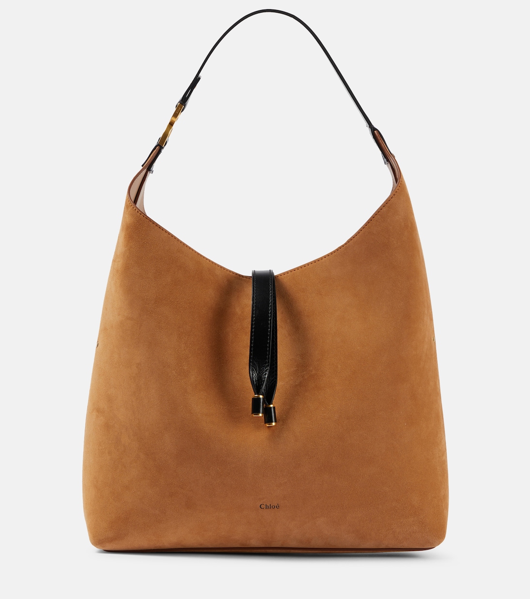 Borsa a spalla Marcie Small in suede | Chloé