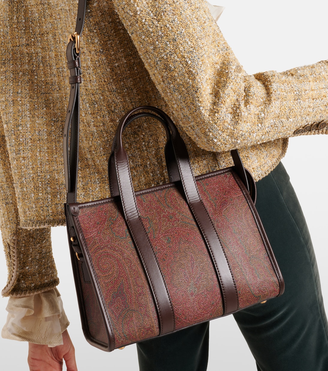Bauletto Large paisley canvas tote bag | Etro